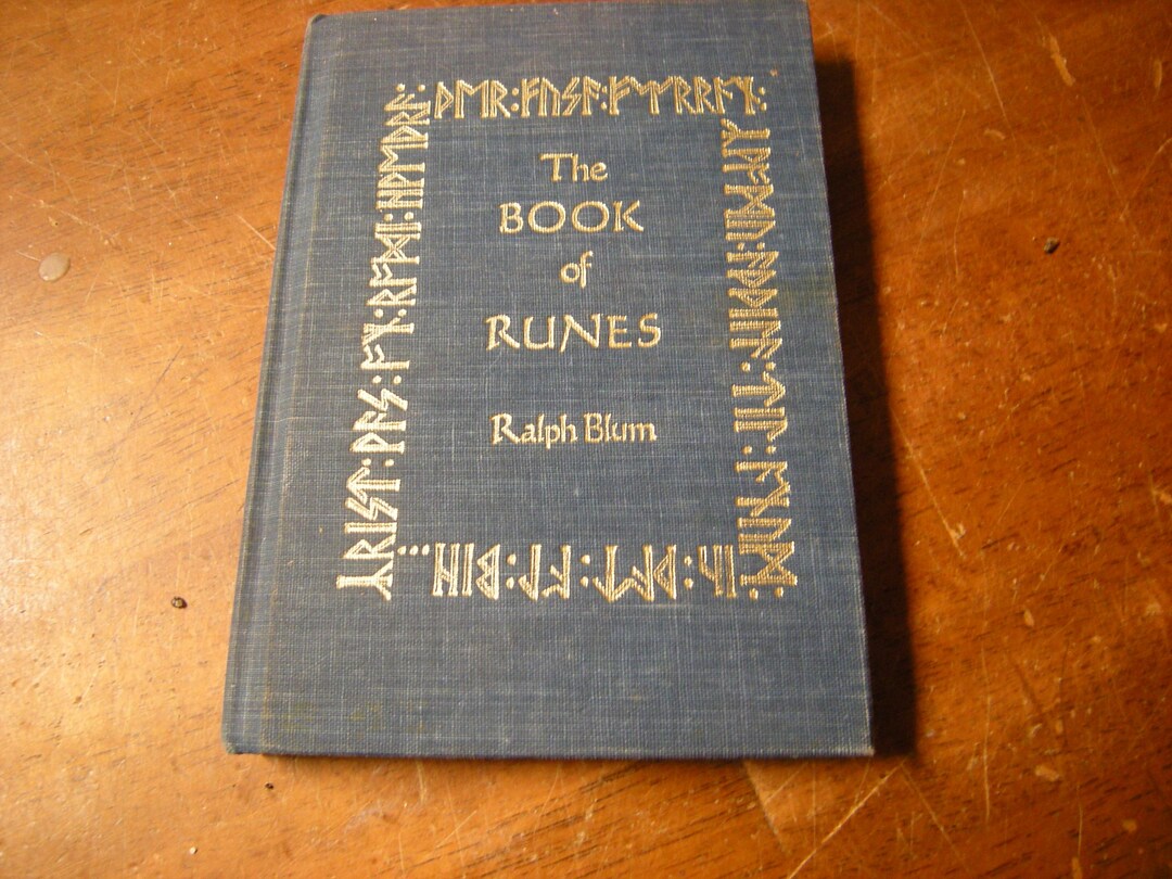 Vtge Book-the Book of Runes-1987 Edition-ancient Oracle-the Vikings ...
