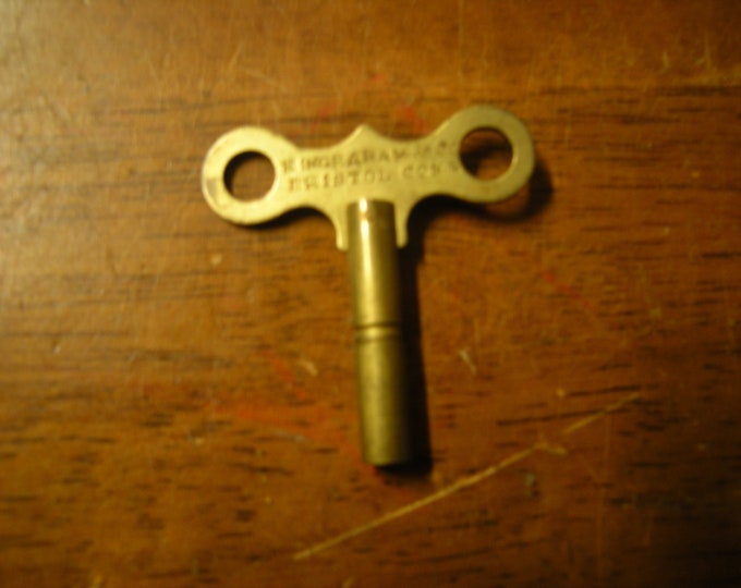 Vtge Keyclock Keyingraham Keybrass Clock Keyreplacementsupplyart