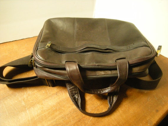 Samsonite computer briefcase-brown briefcase- sof… - image 3