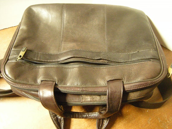 Samsonite computer briefcase-brown briefcase- sof… - image 4