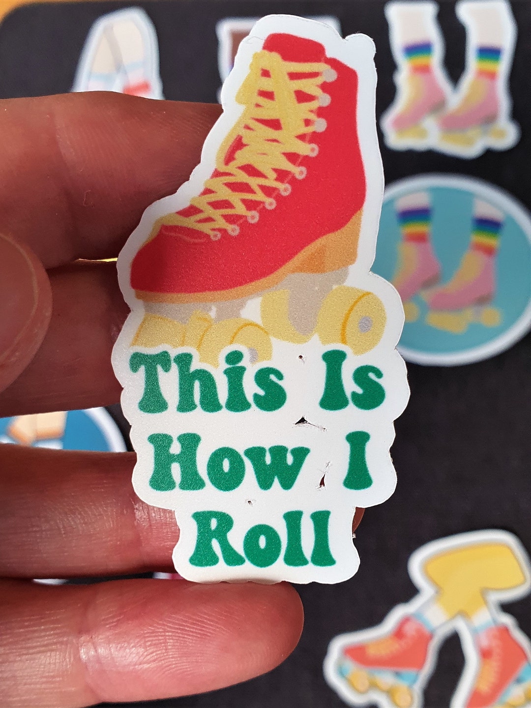 Roller Skate, 10 Skate Stickers, Roller Derby Helmet Stickers Etsy