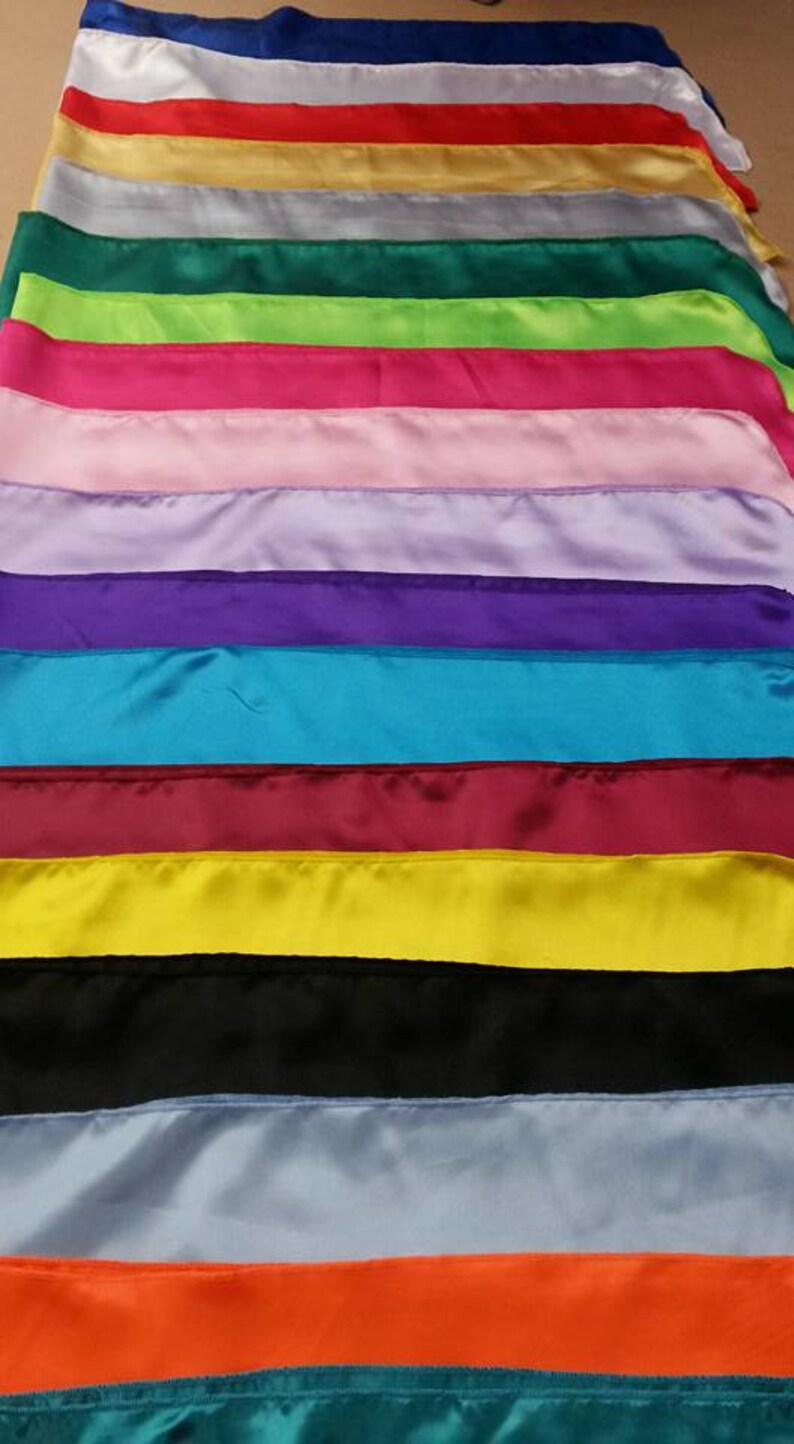 40 personalised Tribute scarves