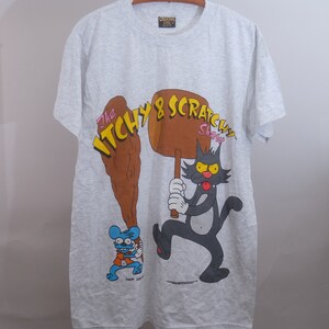 Vintage T-Shirt The Itchy & Scratchy Show 2000s XL - Etsy 日本 Vintage T-Shirt The Itchy & Scratchy Show 2000s XL - Etsy 日本
