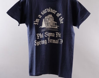 70s Phi Sigma Phi College Fraternity T Shirt