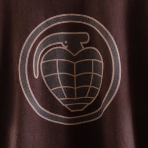 Y2K Thunder Trucks Skate T Shirt | Brown Cotton Large image 4