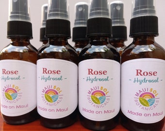Organic Rose Hydrosol - Spirit Water Maui Grown