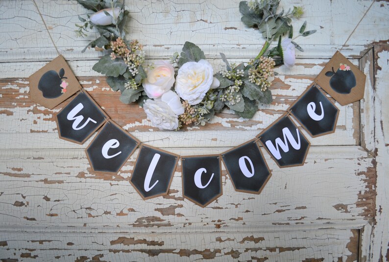 Teacher Classroom Banner Classroom Banner Chalkboard Etsy