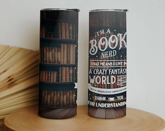 IMPERFECT Book Tumbler With Straw Book Lover Gifts For Women Book Lover Tumbler Book Gifts For Book Lovers Book Lover Cup Book Tumbler Cup