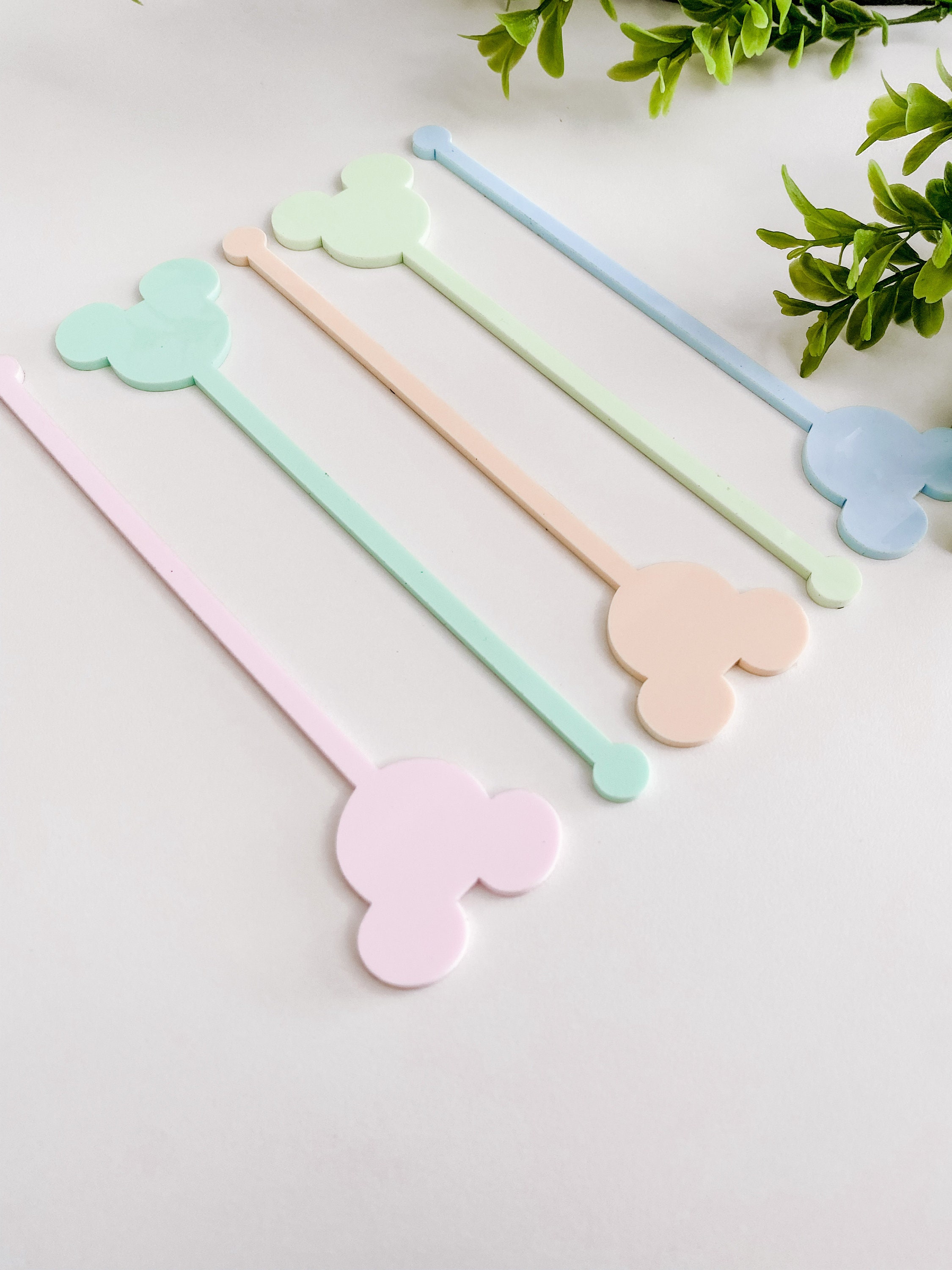 Drink Stirrers Party Decor Birthday Party Decor Swizzle Stick Drink Accessories Beverage Stirrer Party Decor Acrylic Drink Stirrer
