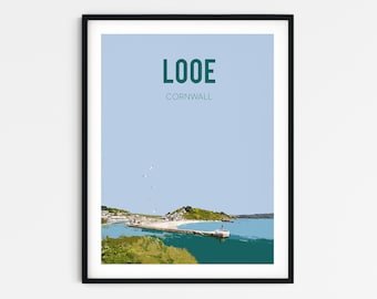 Art Print - Looe in Cornwall