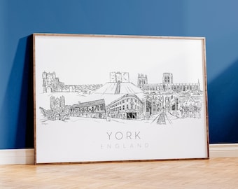 York City Skyline Art Print