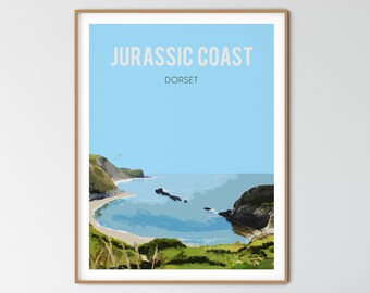 Art Print - Jurassic coast, Dorset, unframed