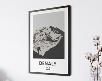 Denaly travel adventurer art print