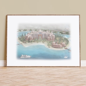 Dubai Venue Portrait, Dubai Wall Art & Keepsake Gift
