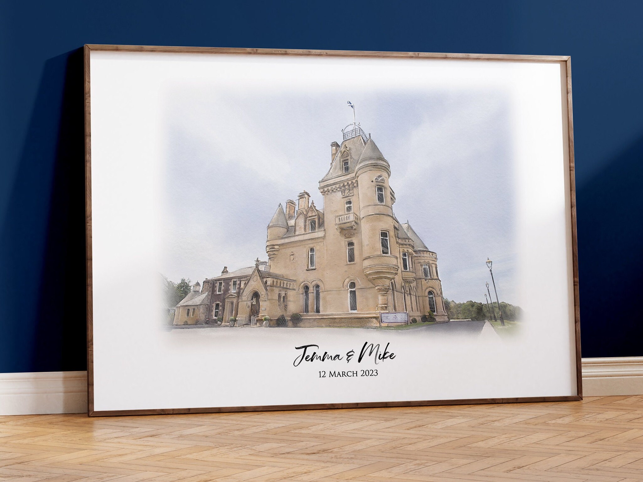 Cornhill Castle Bigger Venue Portrait Etsy