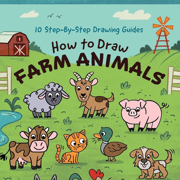 How to Draw Farm Animals Etsy