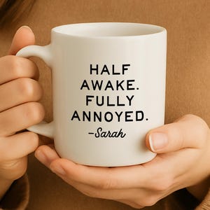 Personalized Coffee Mug Gift for Mom, Coffee Mug, Mom Coffee Mug, Gift for Friend, Coworker Gift, Coffee Cup, Gift for Her