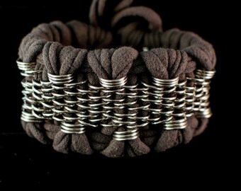 Gray Chainmail Cuff