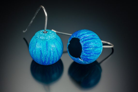 Blueberry Earrings | Etsy