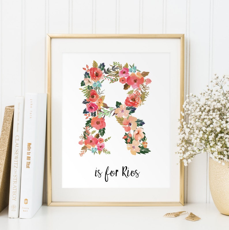 Personalized Baby Gift Baby Name Wall art Customized Etsy