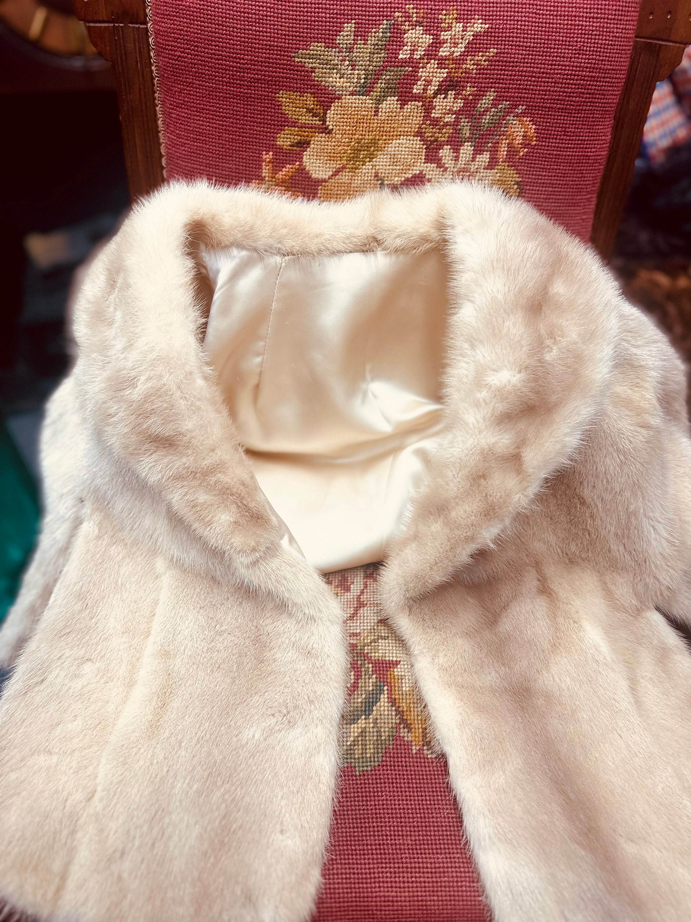 mink shawl vintage