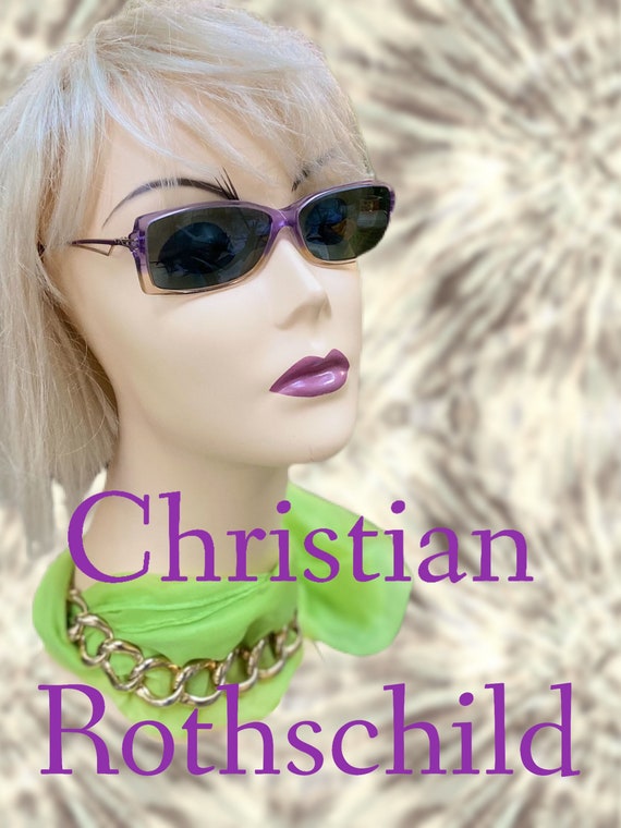 Vintage Christian Rothschild 80’s Glam Sunglasses