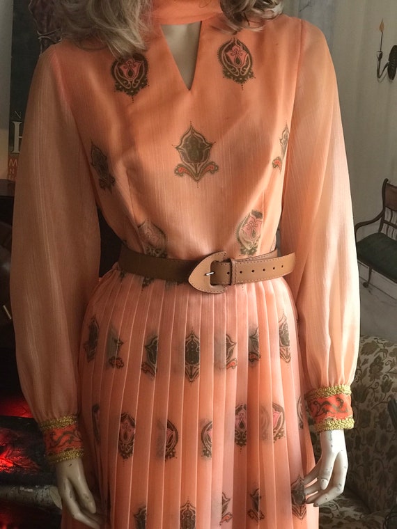 Fantastic Alfred Shaheen Full Length Gown