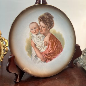Antique Portrait Plate