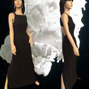 Elegant Lo Cut Back European Floor Length Gown