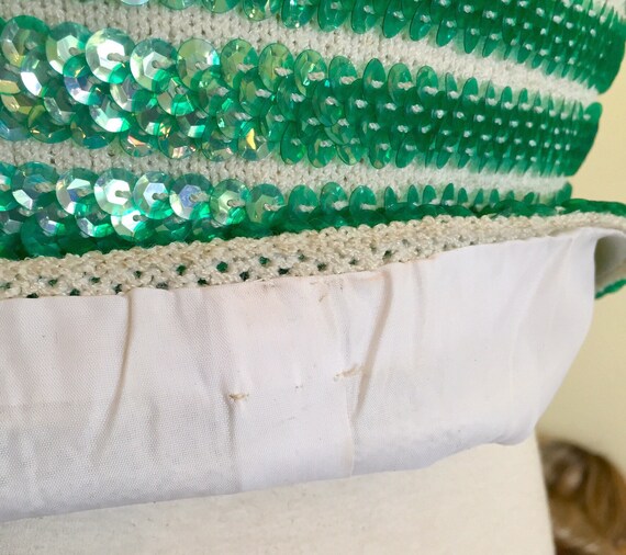 Fabulous 50's Mermaid Sequin Knit Top - image 7
