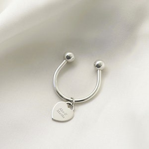 Tiffany Heart Tag Key Ring Sterling Silver Inscribed - Etsy Tiffany Heart Tag Key Ring Sterling Silver Inscribed - Etsy