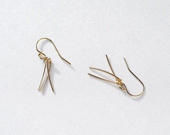 Fia Strands of Gold Dangle Earrings