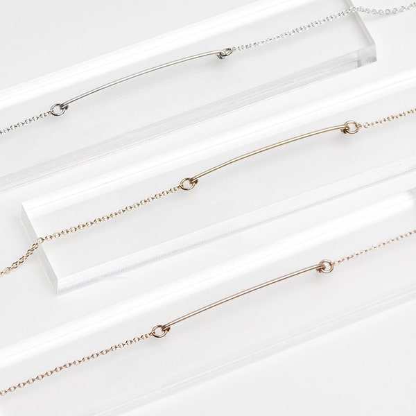 Dainty Minimal Bar Bracelet