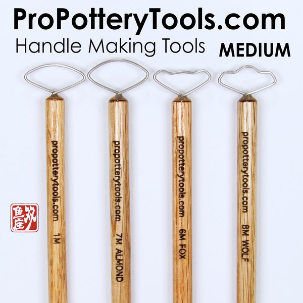 Pottery Handle Tool: 1M, 6M Fox, 7M Almond, 8M Wolf