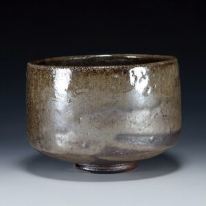 Chawan Matcha cone 14 茶碗 Anagama Wood Salt Shino on Stoneware image 4