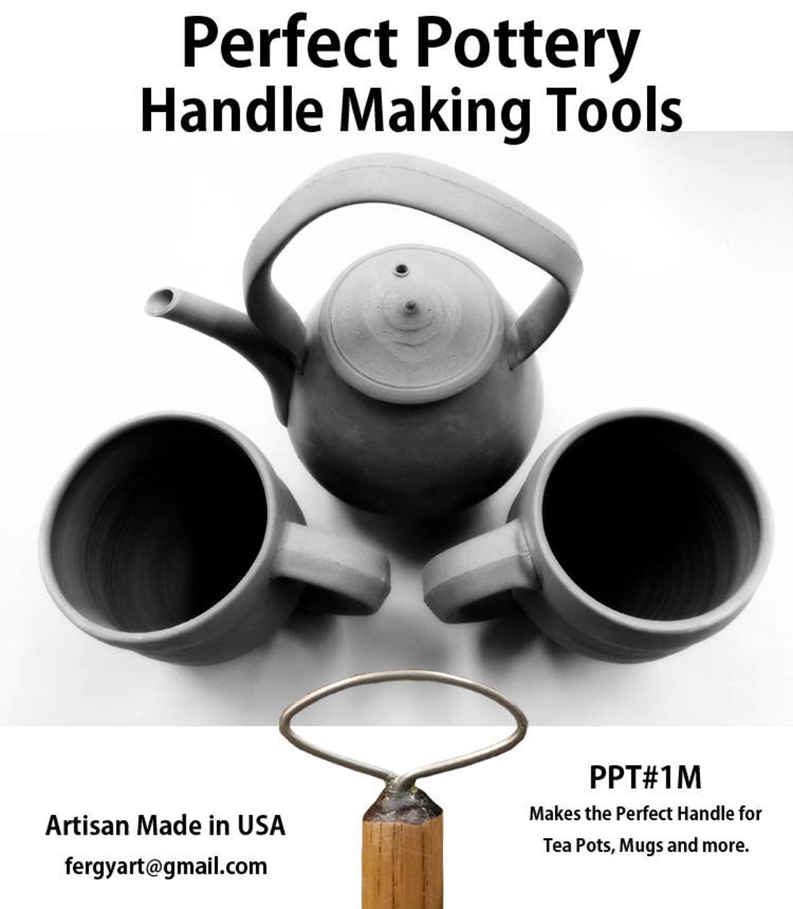 Pottery Handle Tool PPT1M Etsy Canada