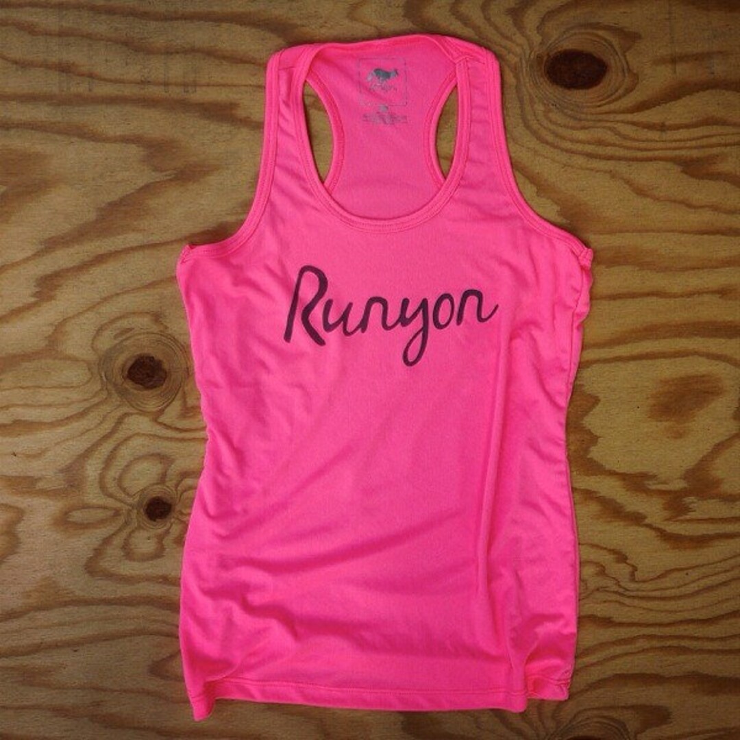 Runyon® Women's Black Performance Fitness Tank ☆ Made In USA