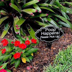 Dog Poop Sign, Dog Sign, Curb Your Dog, Please Clean Up After Your Pet, Clean Up After Your Dog Sign, Dog Lawn Sign, Pick Up Poop Potty Sign