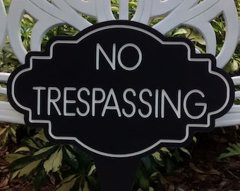 Prohibido el paso, Señal de prohibido el paso, Señal de prohibido el paso en el jardín, Señal de jardín exterior, Señal de puerta, Señal resistente a la intemperie, Señal de precaución, Señal de jardín