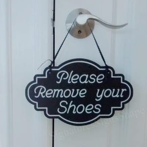 Remove Your Shoes Sign, Please Remove Shoes, Please Remove Shoes Sign.