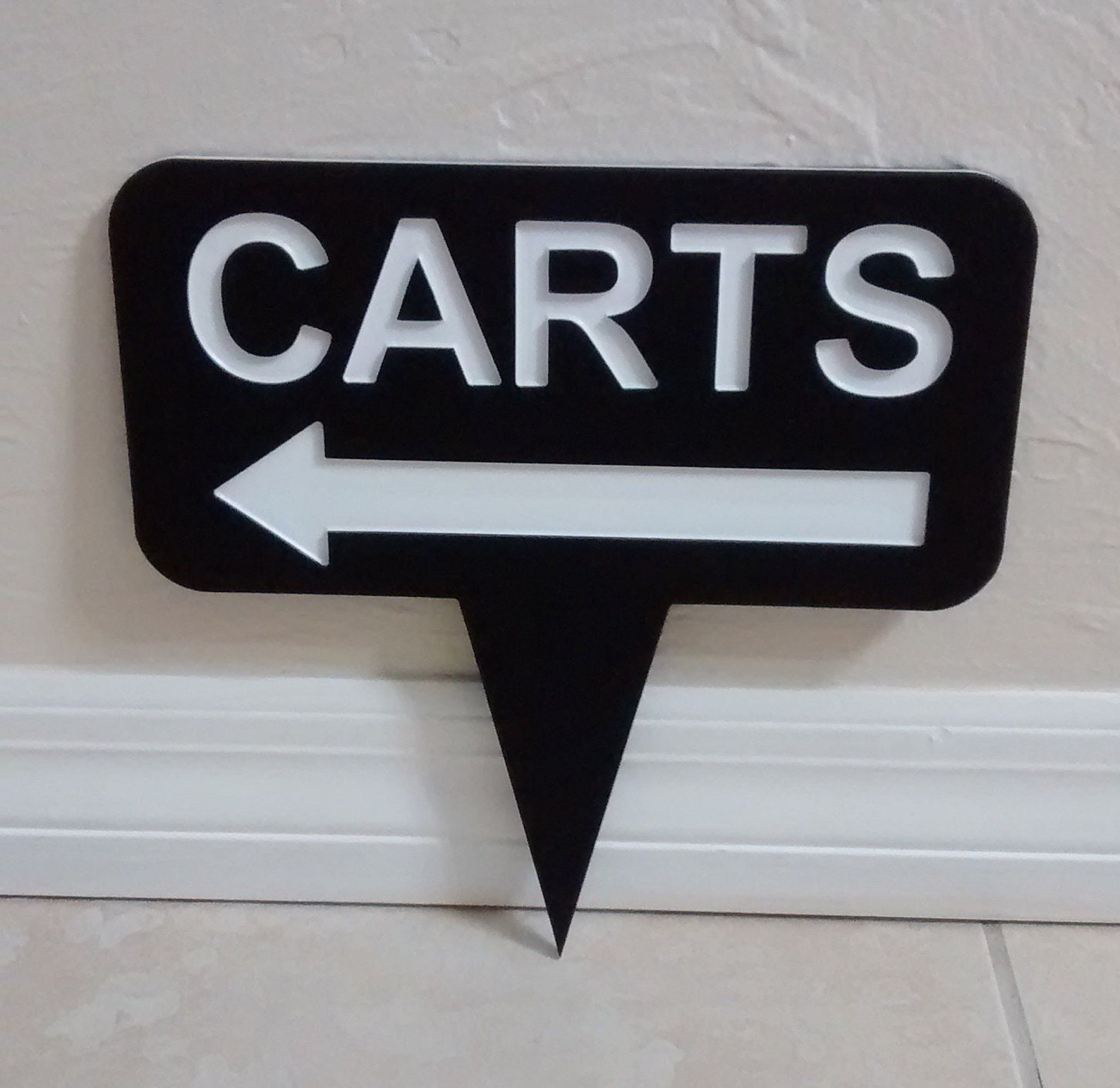Golf Course Double Sided Sign, Carts With Arrow, Driving Range Fairway ...