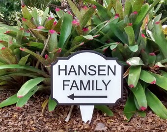 Personalized Family Name Sign, Custom Family Yard Sign, Custom Last Name Sign, Family Last Name Sign, Custom Family Name Sign, Name Plaque