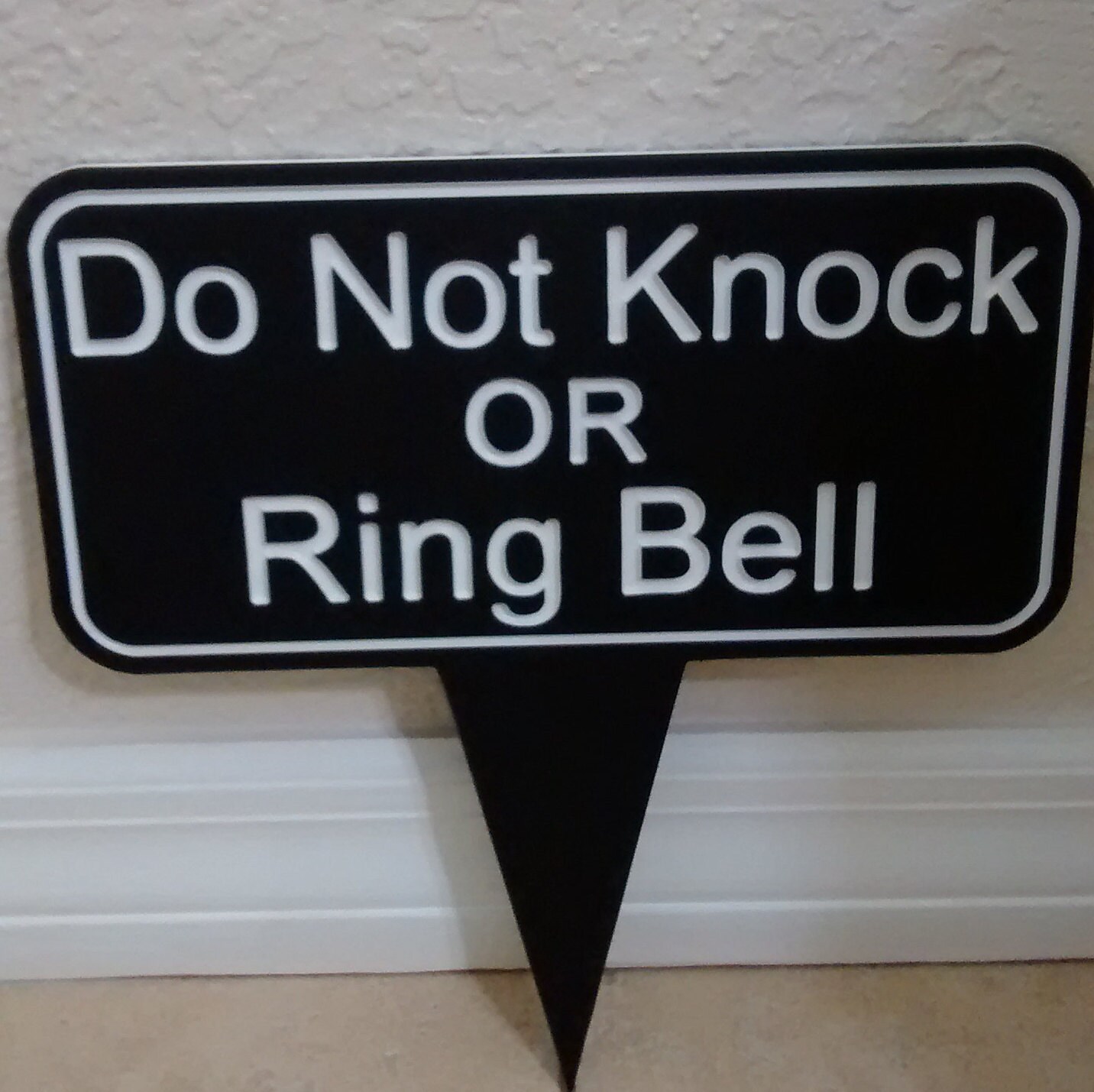 Do Not Knock or Ring Doorbell Sign Do Not Knock Sign Do Not - Etsy