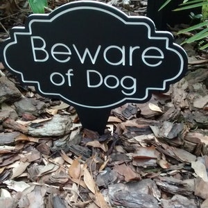 Warning Dog Sign, Warning Pet Sign, Warning Sign, Caution Dog Sign