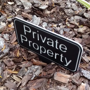 Private Property, Private Property Sign, Private Property No Trespassing, Private Property No Trespassing Sign, Private Property Yard Sign image 6