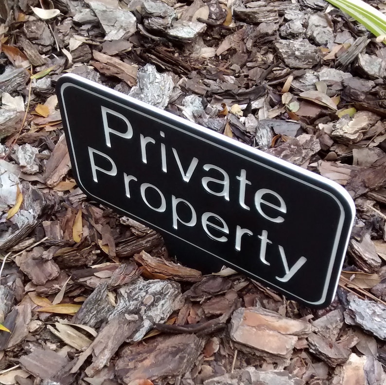 Private Property, Private Property Sign, Private Property No Trespassing, Private Property No Trespassing Sign, Private Property Yard Sign image 6