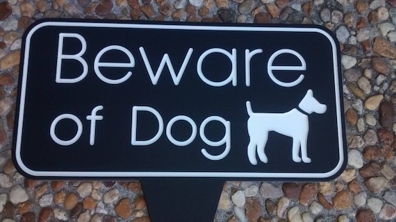 etsy beware of dog sign