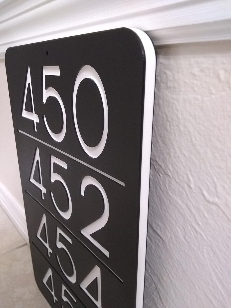 Villa Number Sign Building Office Multiple Address Directory, Villa Hotel Unit Sign, Wall ...