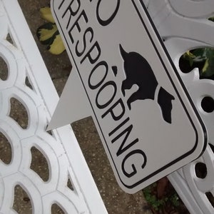 No Trespooping Dog Yard Sign, No Pooping Lawn Sign, No Dogs Allowed. image 7