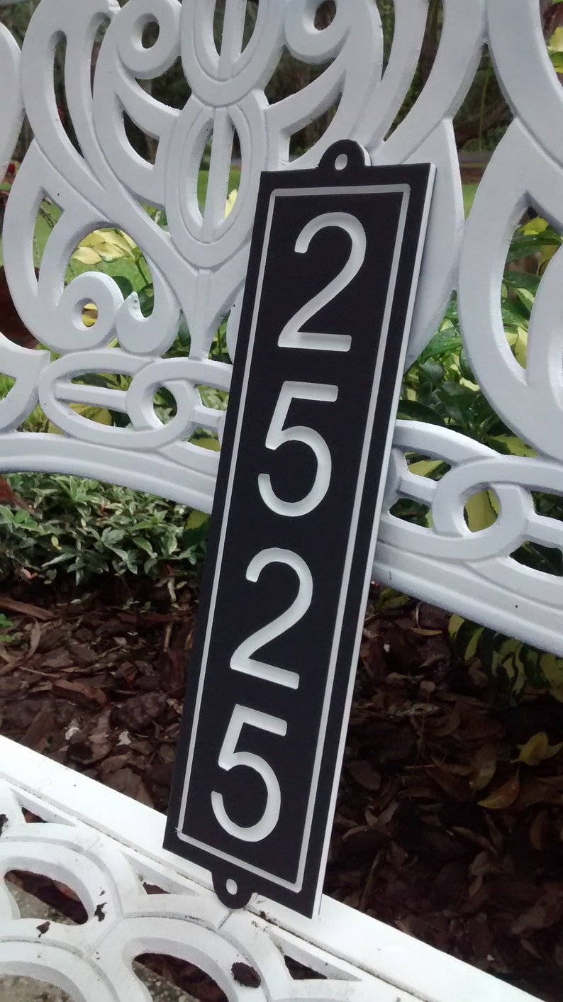 House Numbers Sign Address Numbers Sign Mailbox House Etsy